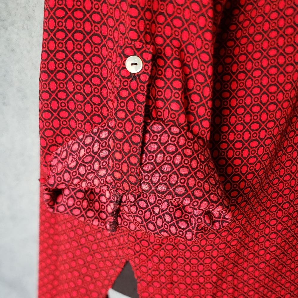 Grand & Greene Women's Red & Black Top Size L - Picture 10 of 14